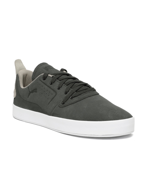 

PUMA Motorsport Men Grey SF El Maestro Moonless Night-Elephant Leather Sneakers
