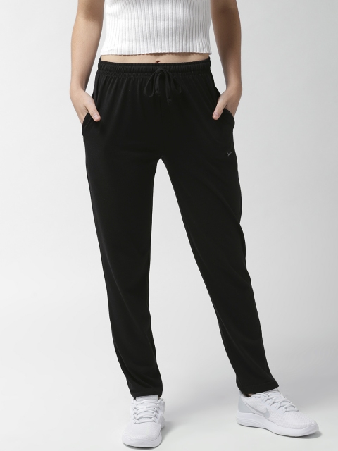 

Okane Women Black Solid Track Pants