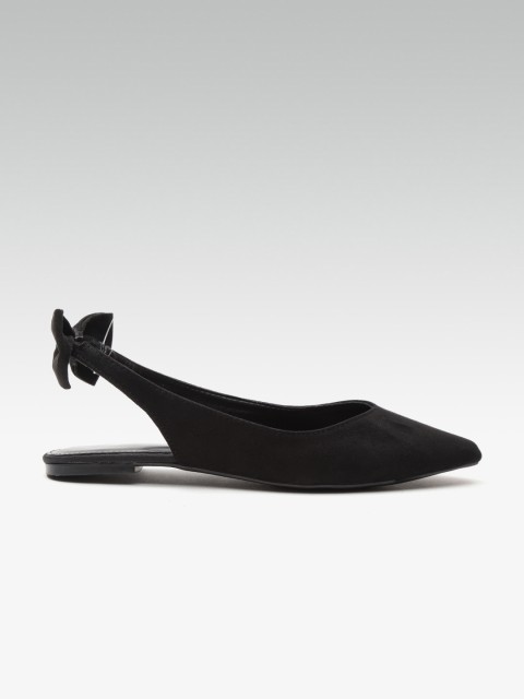 

DOROTHY PERKINS Women Black Solid Flats