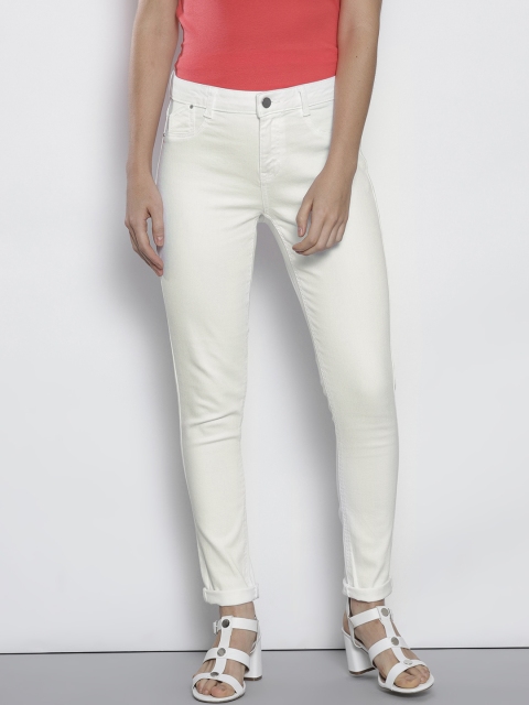 

DOROTHY PERKINS Women White Regular Fit Mid-Rise Clean Look Stretchable Jeans