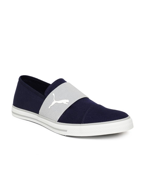 

Puma Men Navy Blue Alpha CV II Slip-on Sneakers