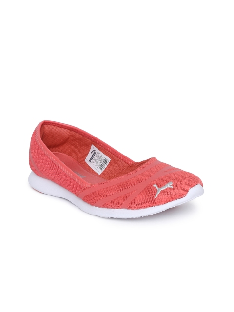 

Puma Women Coral Pink Solid Vega MU IDP Mesh Ballerinas