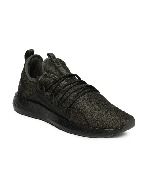 

Puma Men Olive Green NRGY Neko Knit SOFTFOAM+ Sports Shoes