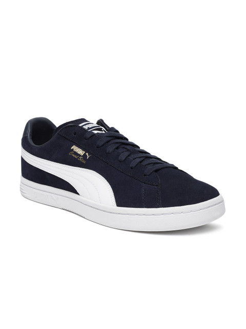 

Puma Men Navy Blue Court Star FS Suede Sneakers