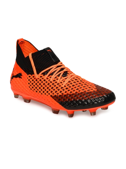 

Puma Men Orange FUTURE 2.1 NETFIT FG/AG Football Shoes