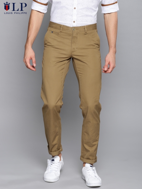 

Louis Philippe Sport Men Khaki Slim Fit Solid Chinos