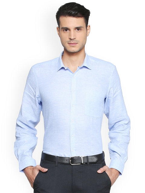 

Van Heusen Men Blue Contemporary Regular Fit Solid Formal Shirt