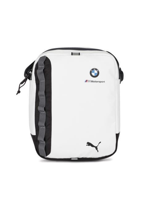 

Puma Unisex White BMW M MSP Portable Messenger Bag