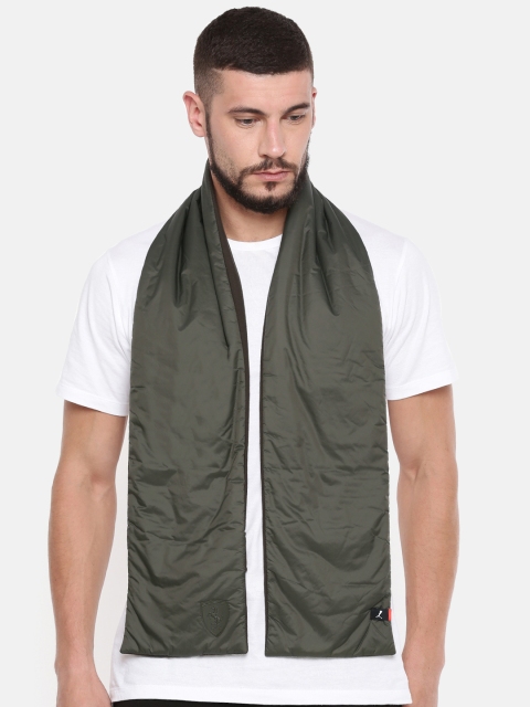 

Puma Unisex Olive Green Solid Scarf