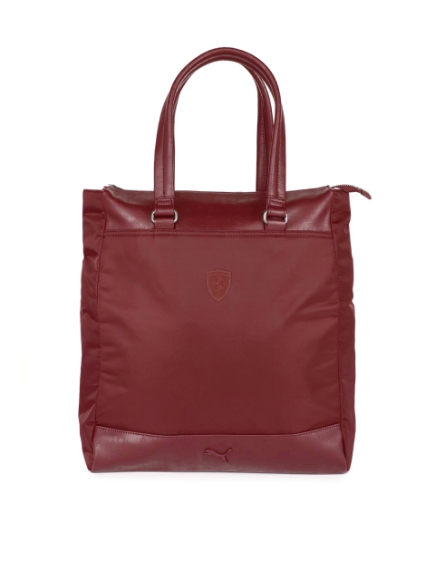 

Puma Maroon Solid SF LS Shopper Tote Bag