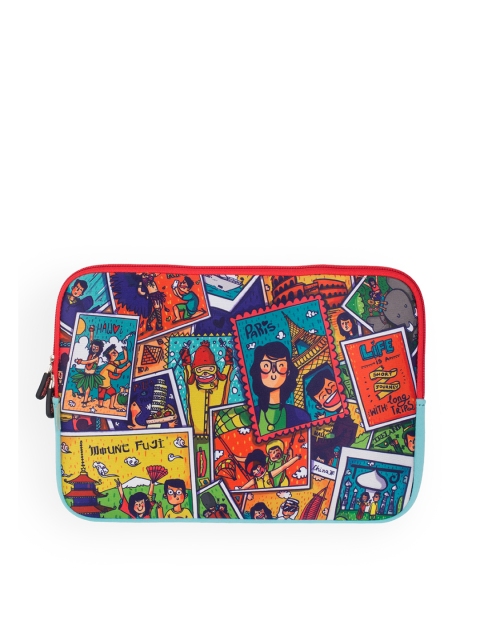 

Chumbak Unisex Multicoloured Printed Laptop Sleeve, Multi