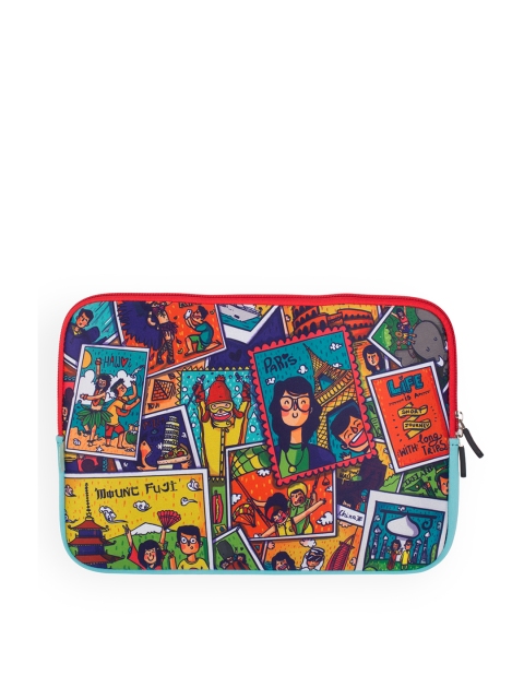 

Chumbak Unisex Multicoloured Printed Laptop Sleeve, Multi