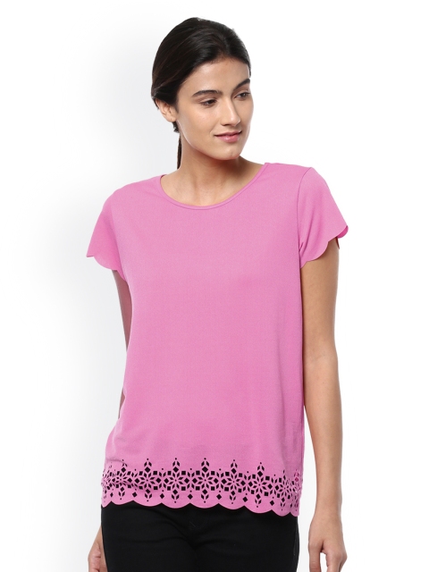 

Allen Solly Woman Women Pink Solid Top
