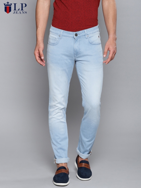 

Louis Philippe Jeans Men Blue Slim Fit Low-Rise Clean Look Stretchable Jeans