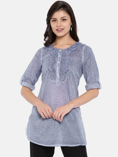 

Melange by Lifestyle Purple Kurti
