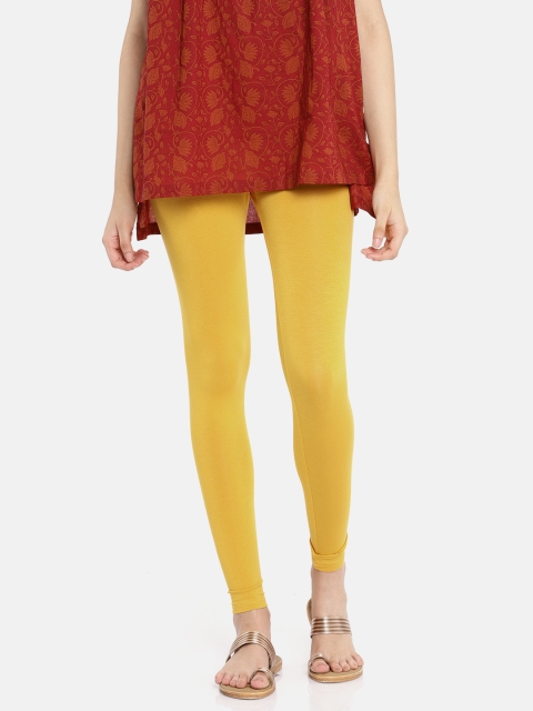 

Melange by Lifestyle Women Mustard Yellow Leggings