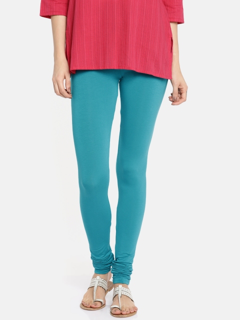 

Melange by Lifestyle Women Turquoise Blue Churidar