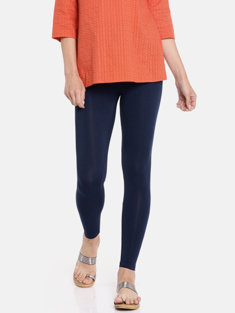 

Melange by Lifestyle Women Navy Blue Leggings