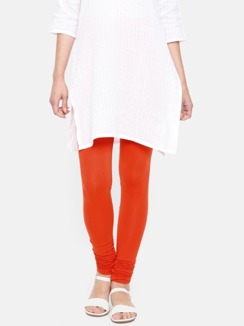 

Melange by Lifestyle Women Orange Leggings