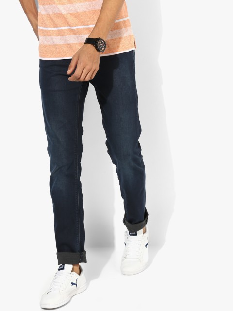 

Levis Men Blue Slim Fit Mid-Rise Clean Look Jeans