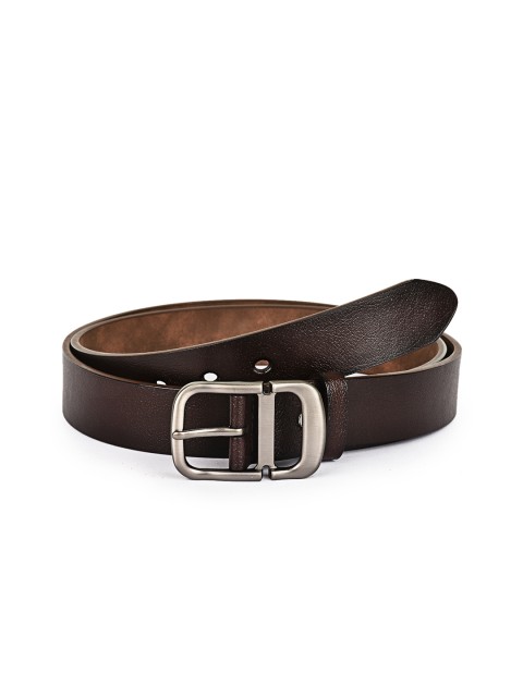 

BuckleUp Men Brown Solid Belt