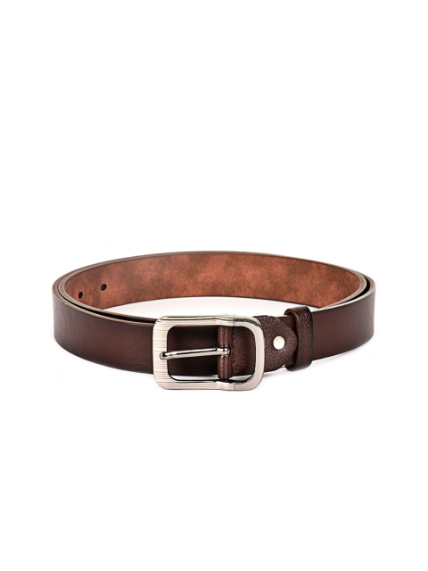 

BuckleUp Men Brown Solid Belt