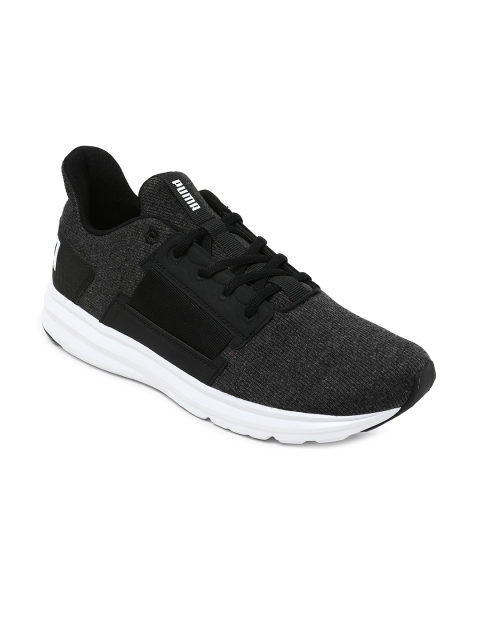 

Puma Men Black Enzo Street Knit Interest Training or Gym Shoes
