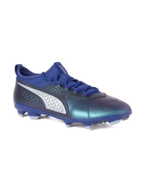 

Puma Men ONE 3 Lth FG Navy Blue Football Shoes