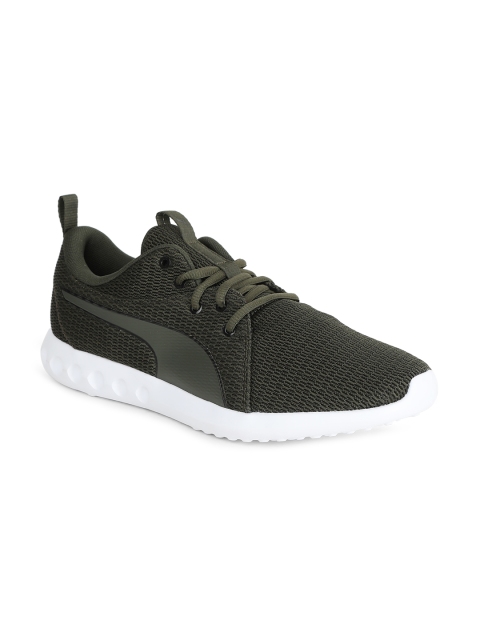 

Puma Men Olive Green Carson 2 New Core Walking Shoes