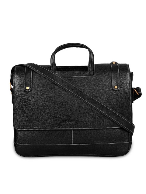 

SCHARF Unisex Black Solid Laptop Bag
