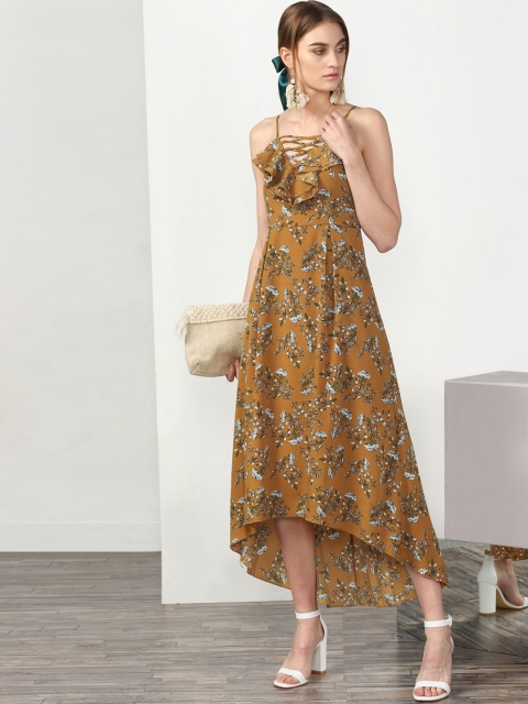 

Miss Bennett Women Multicoloured Floral Print High-Low Maxi Dress, Multi