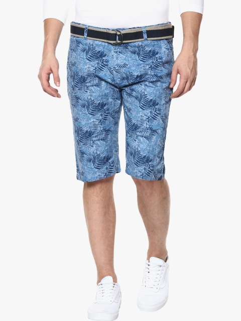 

Crimsoune Club Blue Printed Shorts