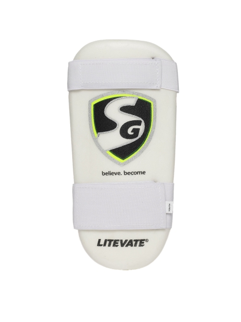 

SG Unisex White Litevate Cricket Elbow Guards