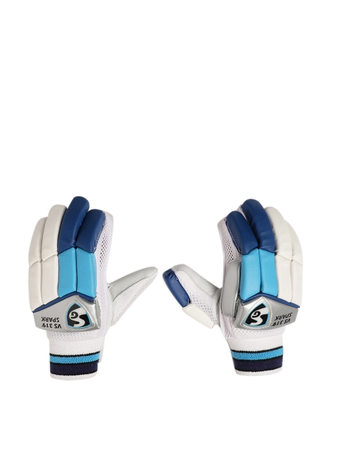 

SG Men Blue & White VS 319 Spark Leather Cricket Batting Gloves