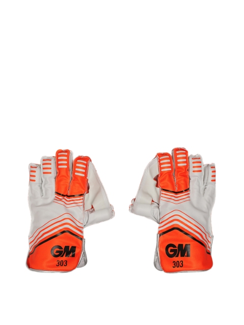 

GM Men White & Orange 303 Wicket Keeping Gloves