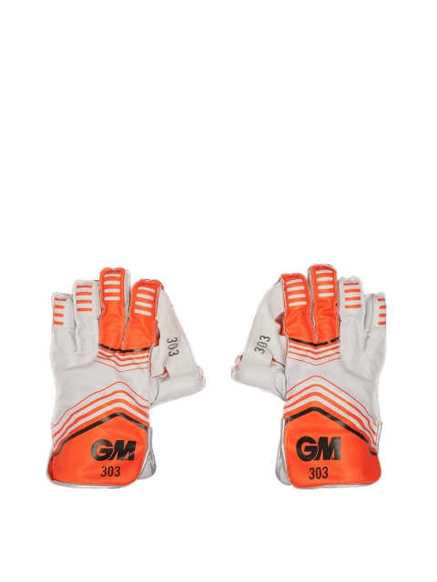 

GM Kids White & Orange 303 Wicket Keeping Gloves