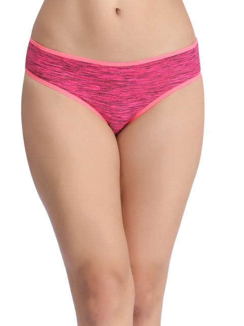 

Clovia Women Pink Printed Basic Briefs PN1084P14XL