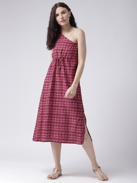 

pinwheel Women Pink Printed A-Line Dress