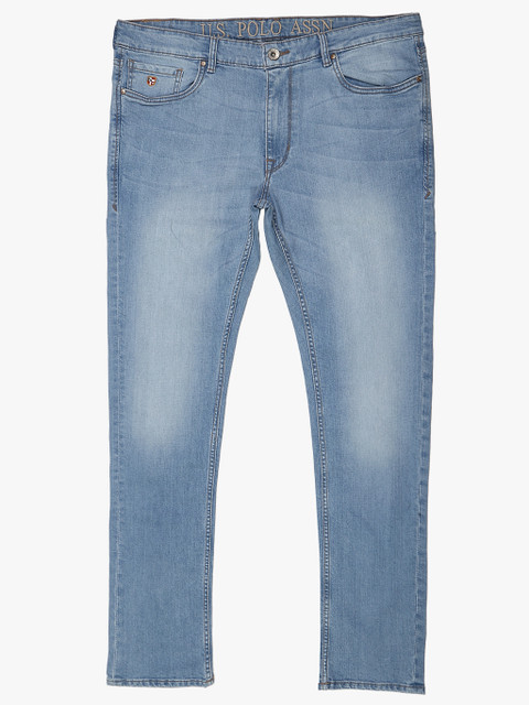

U.S. Polo Assn. Denim Co. Men Blue Skinny Fit Mid-Rise Clean Look Jeans