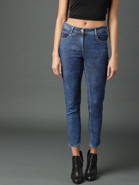 

Roadster Women Blue Skinny Fit Mid-Rise Clean Look Stretchable Jeans