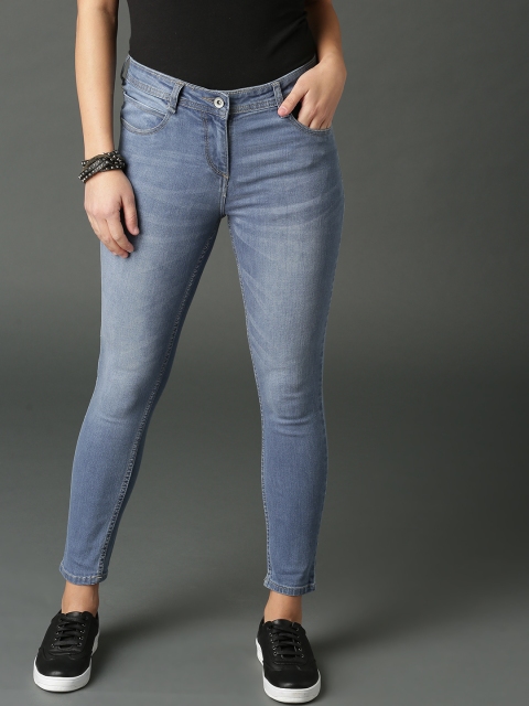 

Roadster Women Blue Skinny Fit Mid-Rise Clean Look Stretchable Jeans