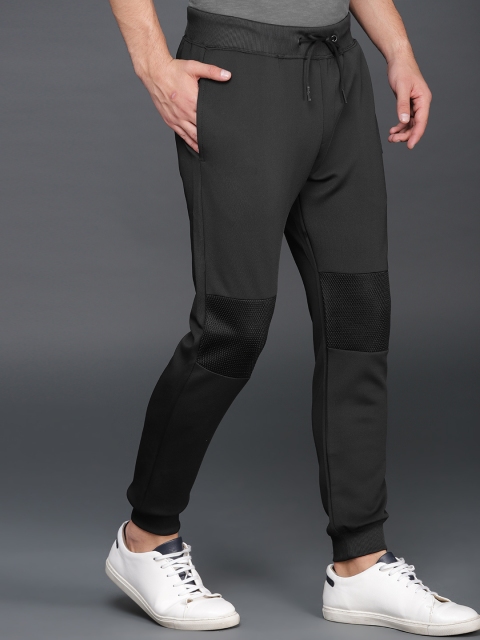 

WROGN Men Black Regular Fit Solid Joggers