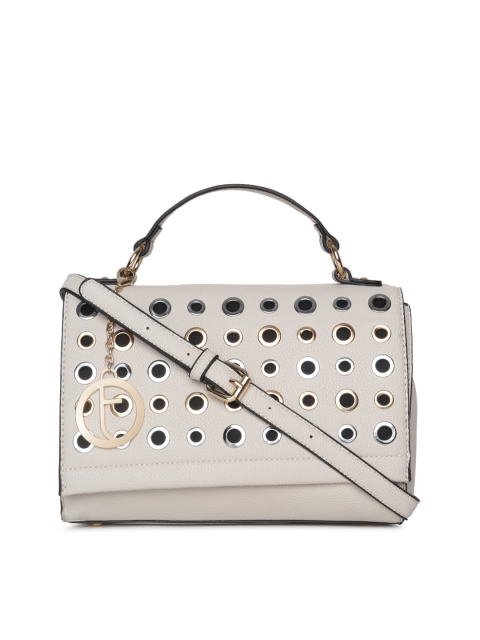 

Tresmode Beige Embellished Satchel
