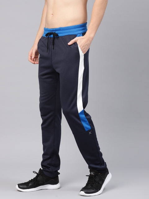 

HRX by Hrithik Roshan Men Navy Blue Active Fleece RAPID-DRY Solid Track Pants