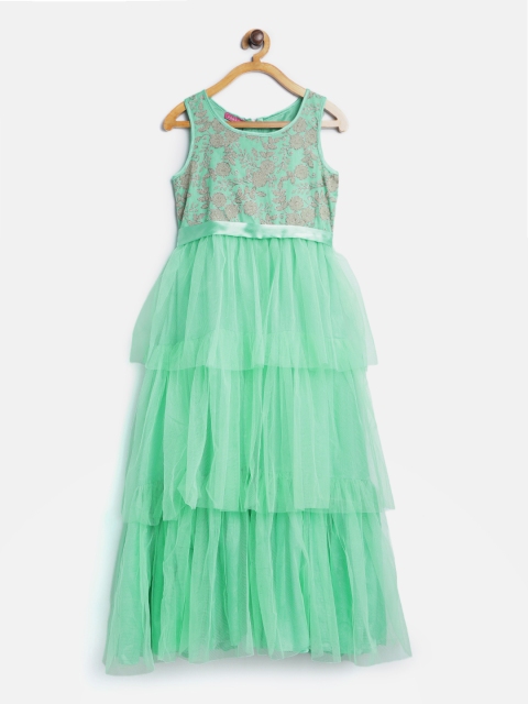 

Biba Girls Sea Green Embellished Maxi Dress