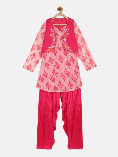 

Biba Girls Pink Kurta with Patiala