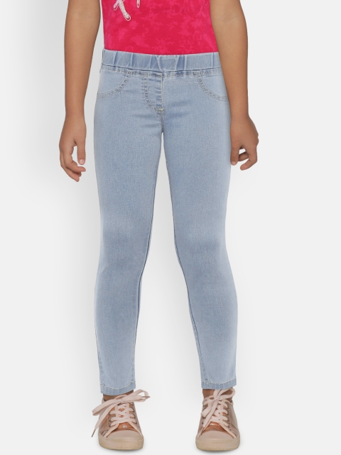 

United Colors of Benetton Girls Blue Jeggings