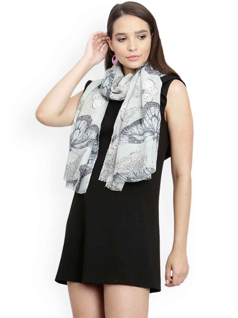 

FabSeasons Peach-Coloured Solid Scarf