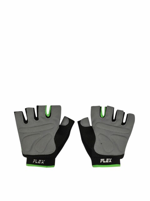 

Cosco Unisex Green & Black Flex Weight-Training Gloves