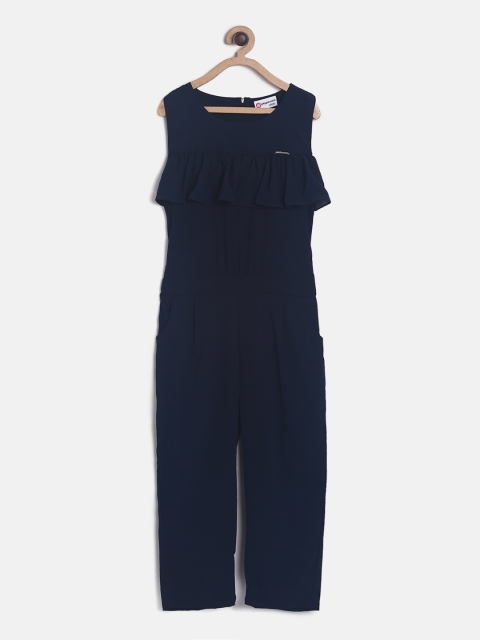 

Peppermint Navy Blue MUSICAL DIARIES Basic Jumpsuit